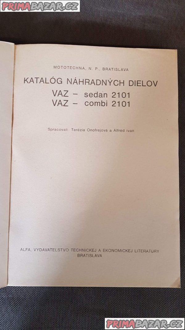 VAZ 2101 - katalog dílů