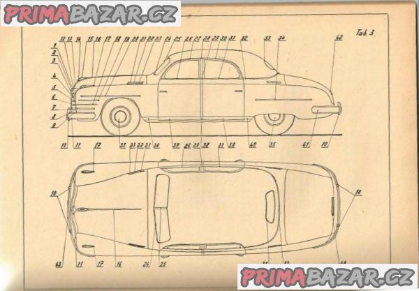 Škoda 420 - seznam náhradních dílů