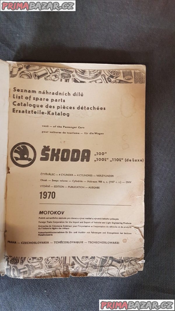 Škoda 100, 110 - návody, popisy, údržba