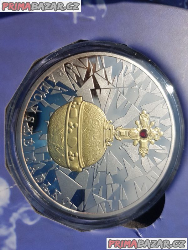 Pamětní mince s vyobrazením korunovačních klenot