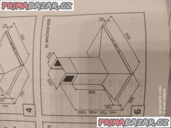 Digestoř Gorenje S1 s led osvětlením