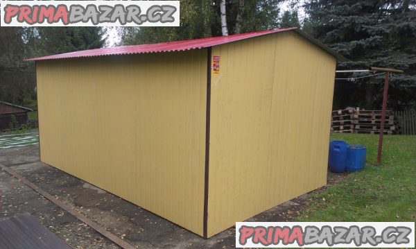 PLECHOVÁ GARÁŽ 3 x 5 m | 3 x 6 m