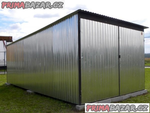 PLECHOVÁ GARÁŽ 3 x 5 m | 3 x 6 m