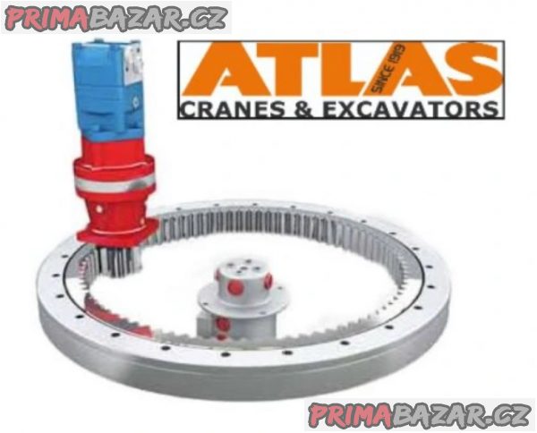 ATLAS otočové ložisko,oprava otočového věnce