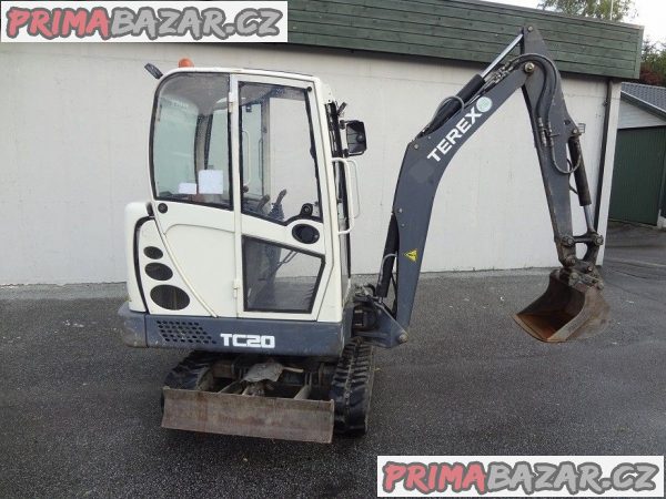 Minibagr Terex T/C-2OCt  - výborný stav