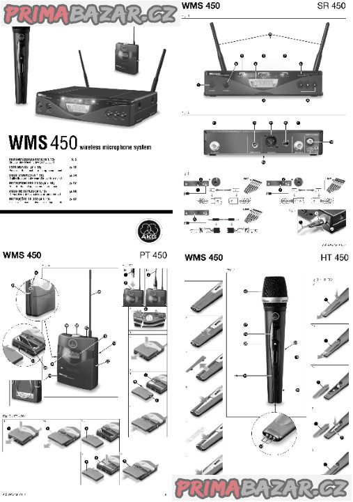 AKG WMS 450 -profes. -100% funkční !