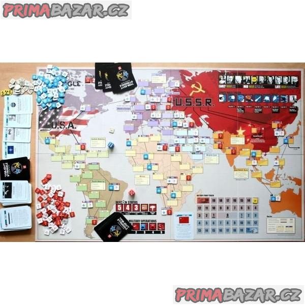 Desková hra Studená válka 1945-1989 (1. místo v celosvětovém žebříčku