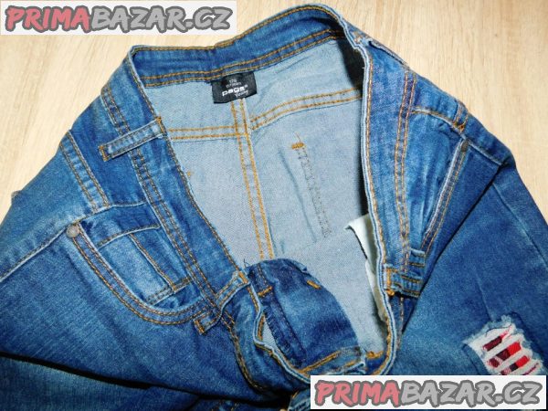 Dívčí dorostenecké kalhoty-džíny-vel.176
