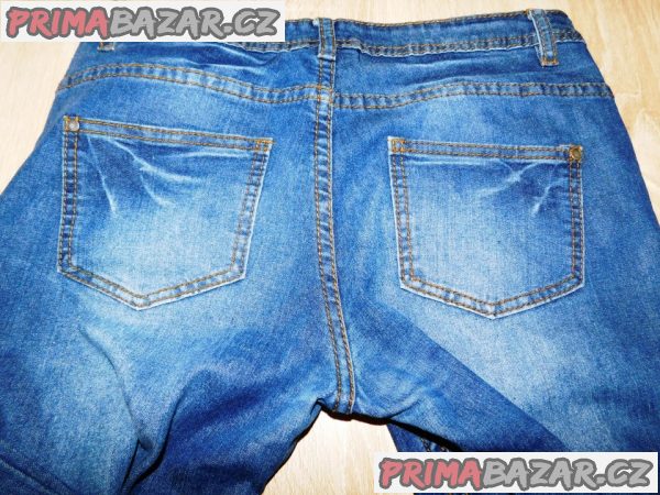 Dívčí dorostenecké kalhoty-džíny-vel.176
