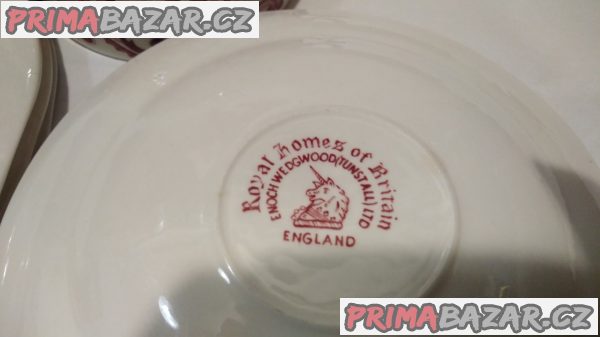 Porcelánová servis Anglie - neúplný