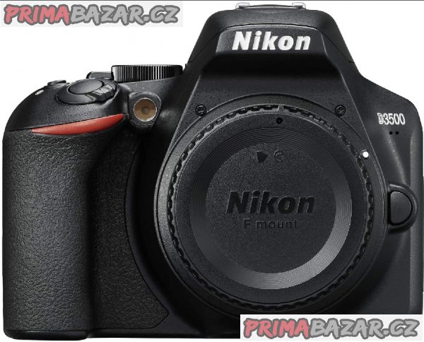 DSLR Nikon D3500 18-140 mm + originální záložní baterie + polarizační filtr