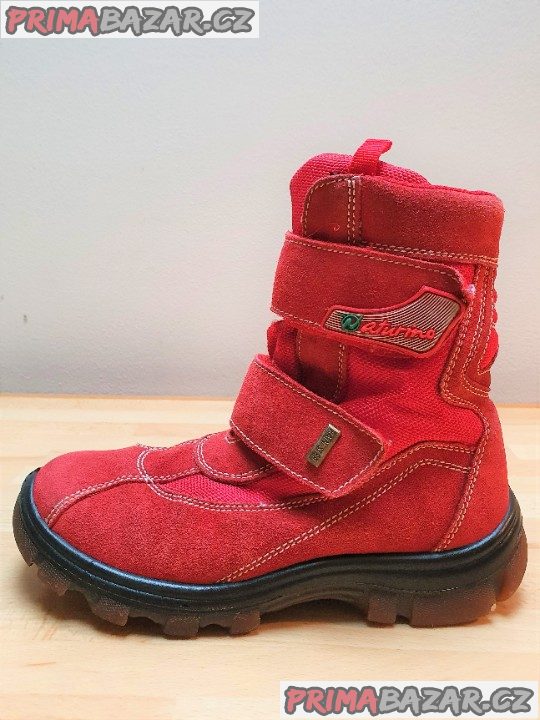 Dívčí zimní obuv, červená