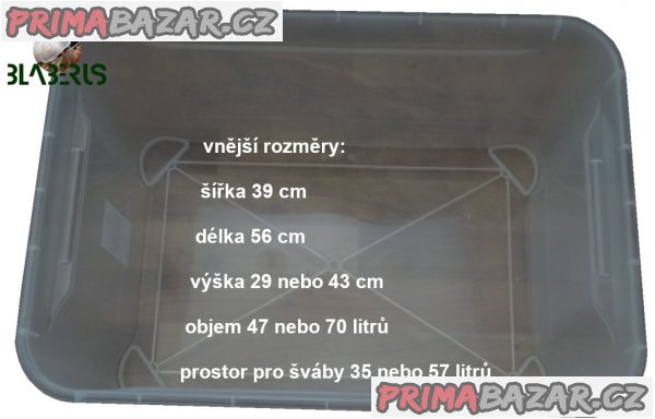 Box pro chov švábů - model BLABERUS