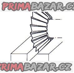 FRÉZA ÚHLOVÁ ČELNÍ 80x55° ČSN 222254 DIN 842, NOVÉ, ČR