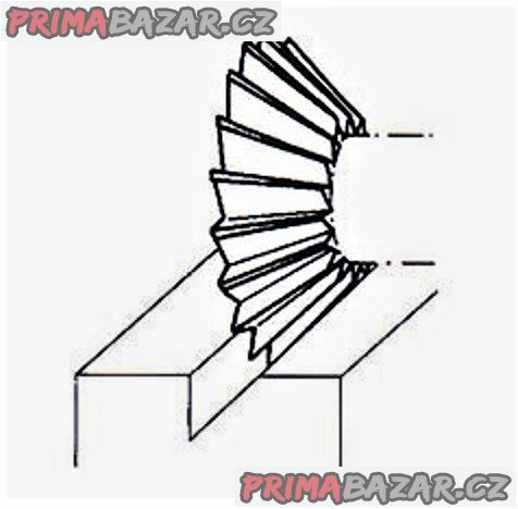 FRÉZA ÚHLOVÁ ČELNÍ 80x55° ČSN 222254 DIN 842, NOVÉ, ČR