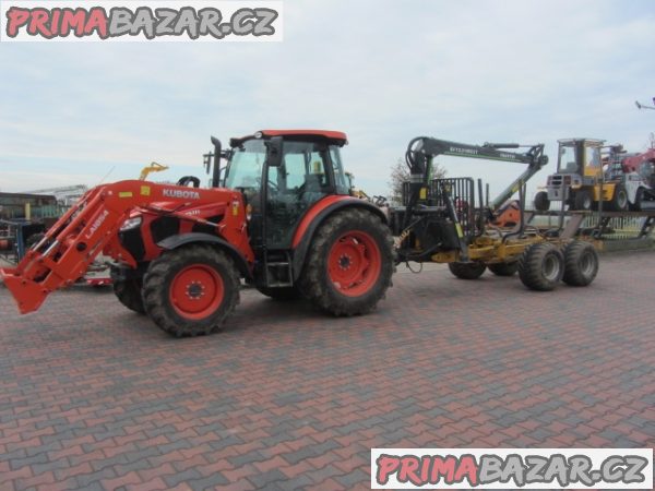 Traktor KUBOTA M 5111 s nakladačem a vyvážečkou