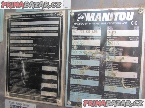 Manipulátor MANITOU 735