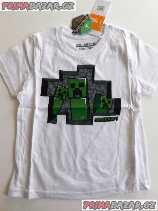 Chlapecké triko-Nové-vel.104-Minecraft