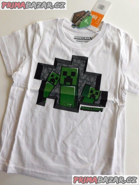 Chlapecké triko-Nové-vel.104-Minecraft