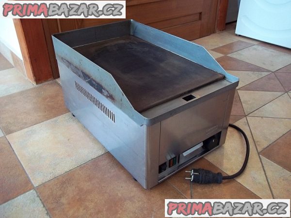 PROFI elektrická grilovací hladká deska na 230 V