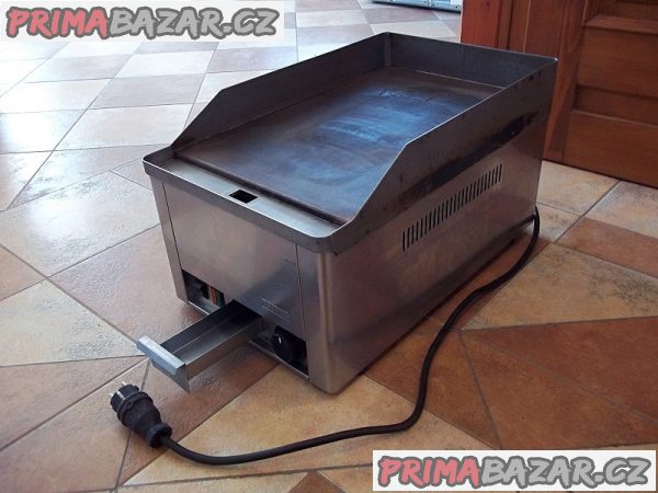 PROFI elektrická grilovací hladká deska na 230 V