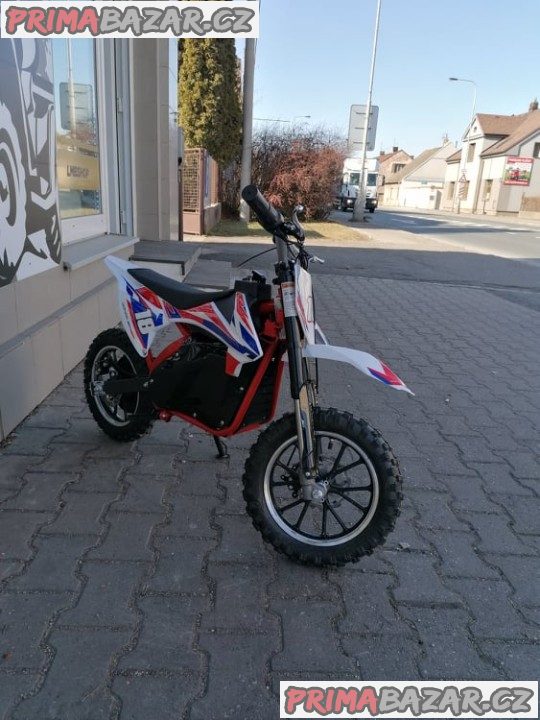 PITBIKE Leramotors Devil Deluxe 800W/36V ČERVENÁ