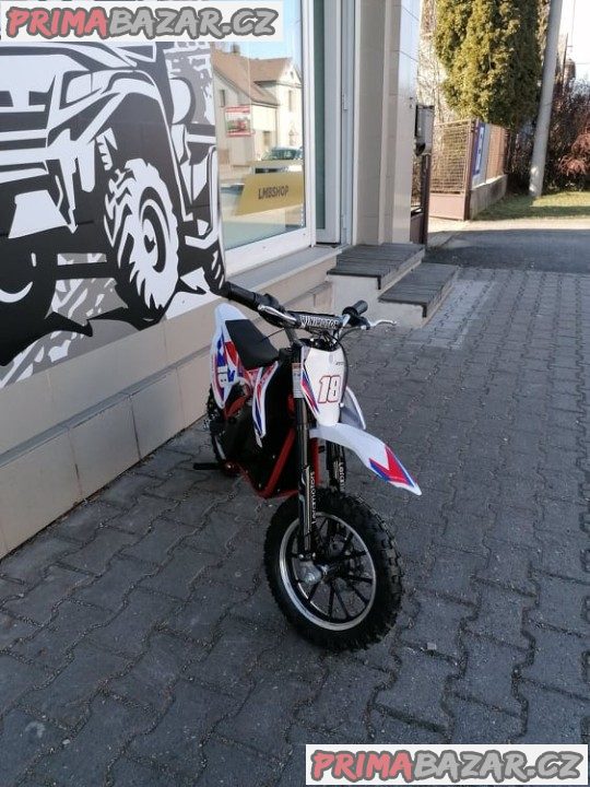 PITBIKE Leramotors Devil Deluxe 800W/36V ČERVENÁ