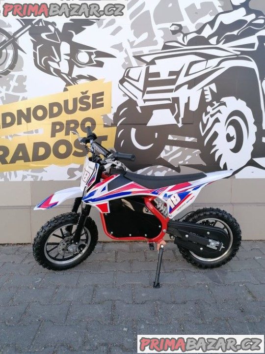 PITBIKE Leramotors Devil Deluxe 800W/36V ČERVENÁ