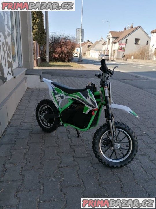 PITBIKE Leramotors Devil Deluxe 800W/36V ZELENÁ záruku 2 roky