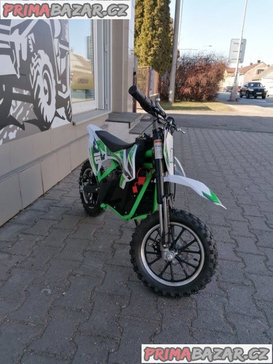 PITBIKE Leramotors Devil Deluxe 800W/36V ZELENÁ záruku 2 roky