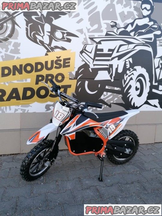 PITBIKE Leramotors Devil Deluxe 800W/36V ORANŽOVÁ záruku 2 roky