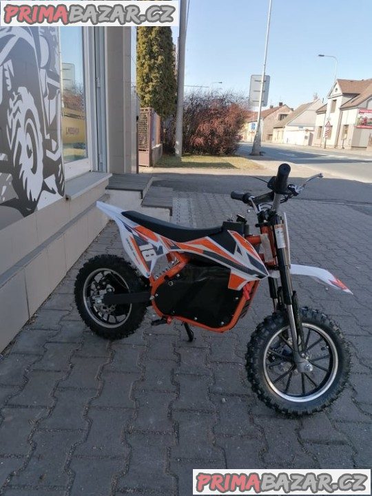 PITBIKE Leramotors Devil Deluxe 800W/36V ORANŽOVÁ záruku 2 roky