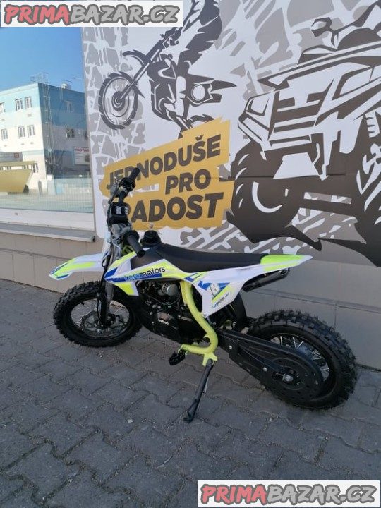 PITBIKE Leramotors Spirit 90cc 12/10 Automat žlutá záruka 2 roky