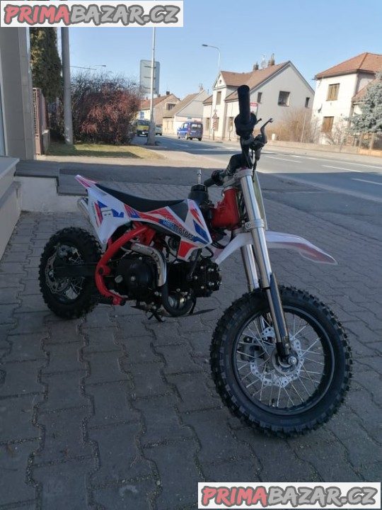 PITBIKE Leramotors Spirit 90cc 12/10 Automat ČERVENÁ záruka 2 roky