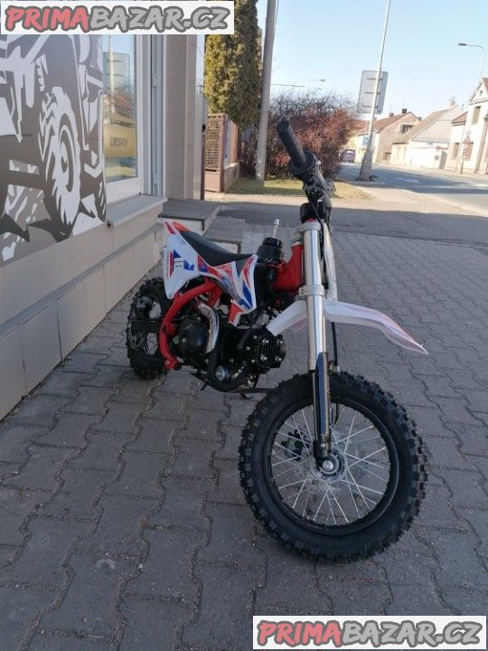 PITBIKE Leramotors Spirit 90cc 12/10 Automat ČERVENÁ záruka 2 roky