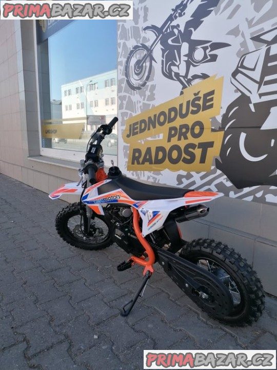 PITBIKE Leramotors Spirit 90cc 12/10 Automat ORANŽOVÁ záruka 2 roky