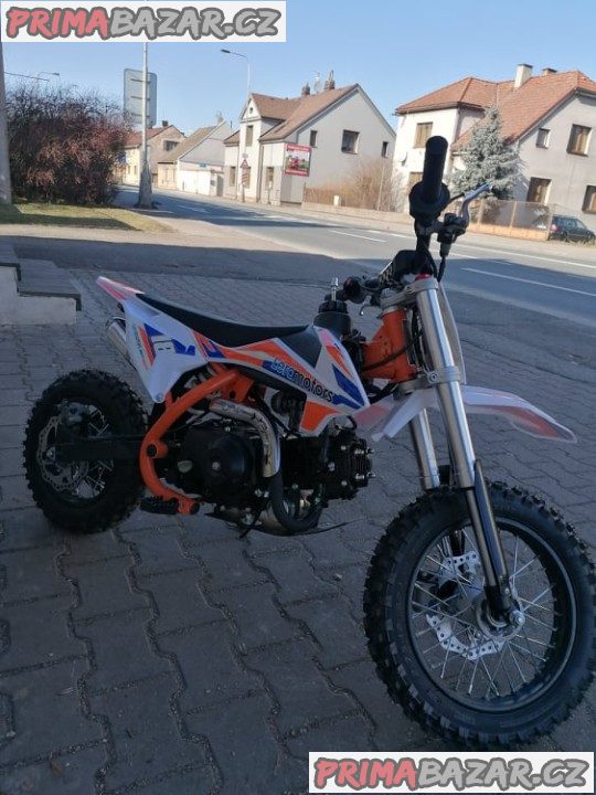 PITBIKE Leramotors Spirit 90cc 12/10 Automat ORANŽOVÁ záruka 2 roky