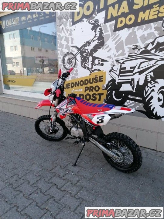 PITBIKE Leramotors Jaguar 125cc 17“/14“ červená záruka 2 roky