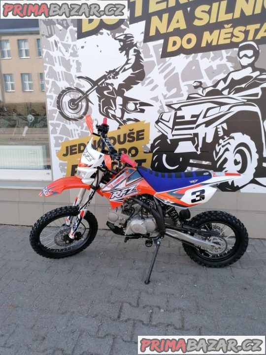 PITBIKE Leramotors Jaguar 125cc 17“/14“ ORANŽOVÁ záruka 2 roky