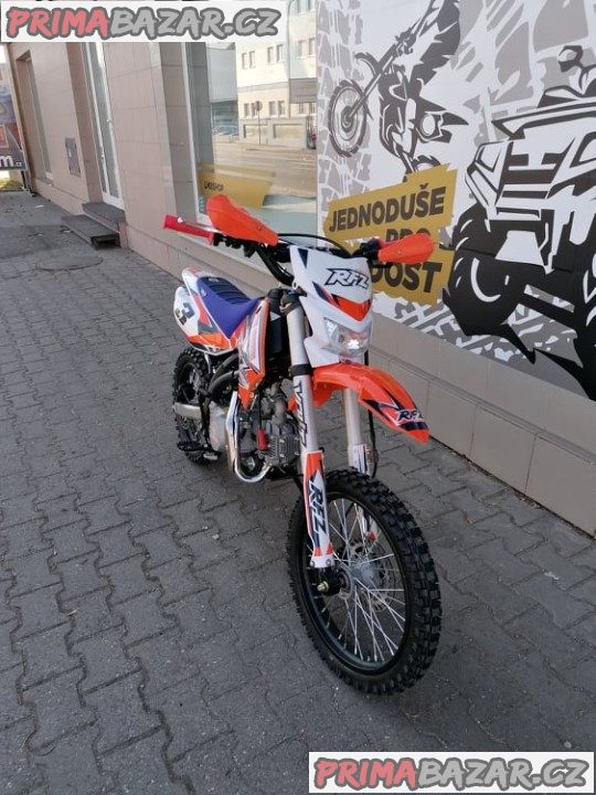 PITBIKE Leramotors Jaguar 125cc 17“/14“ ORANŽOVÁ záruka 2 roky