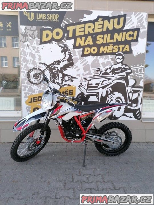 Pitbike Leramotors Killer 250cc 21"/18" červená záruka 2 roky