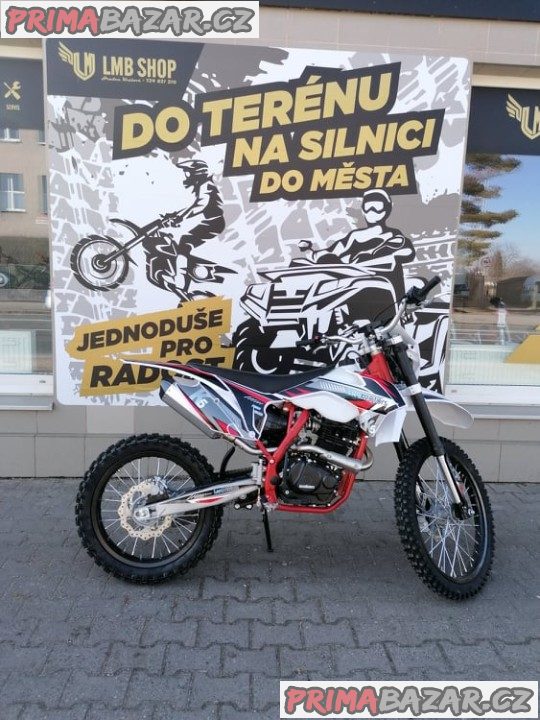 Pitbike Leramotors Killer 250cc 21"/18" červená záruka 2 roky