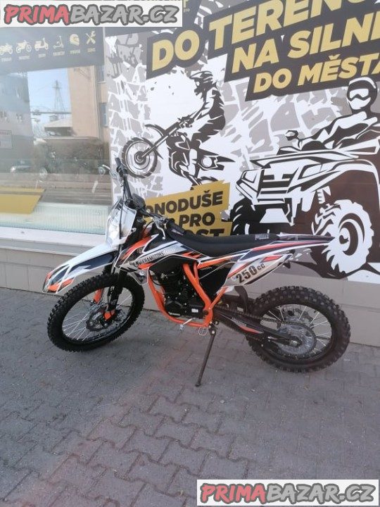 Pitbike Leramotors Killer 250cc 21"/18" oranžová záruka 2 roky