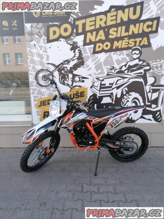 Pitbike Leramotors Killer 250cc 21"/18" oranžová záruka 2 roky