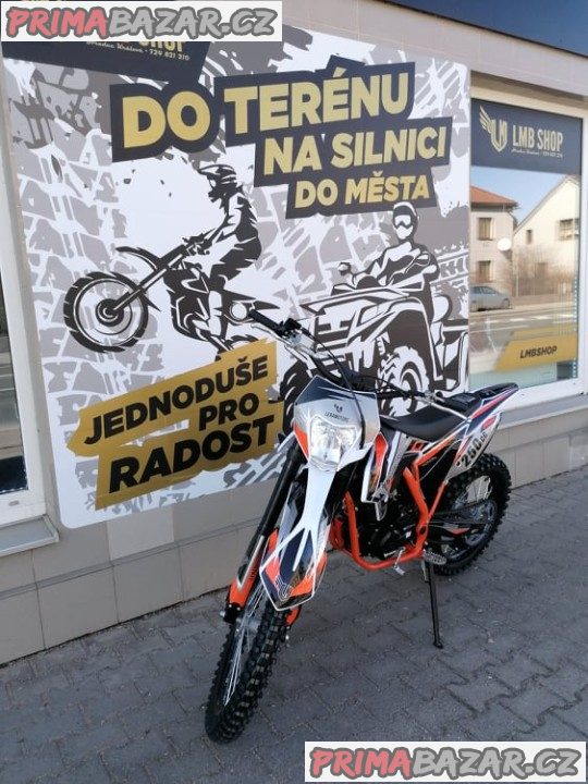 Pitbike Leramotors Killer 250cc 21"/18" oranžová záruka 2 roky