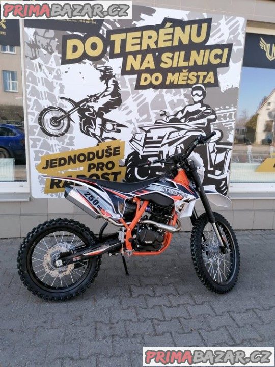 Pitbike Leramotors Killer 250cc 21"/18" oranžová záruka 2 roky