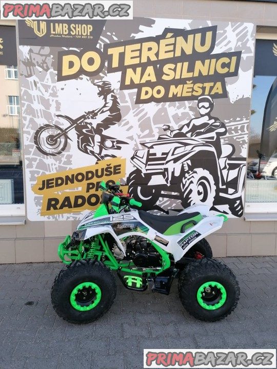 Čtyřkolka Leramotors Raptor 125ccm Pro bílá záruka 2 roky