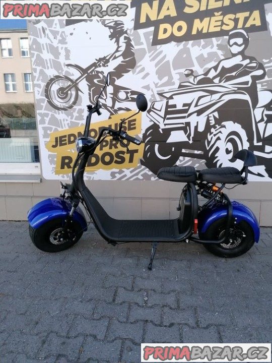 Elektrokoloběžka Leramotors Lera Scooters C1 modrá 1000W záruka 2 roky