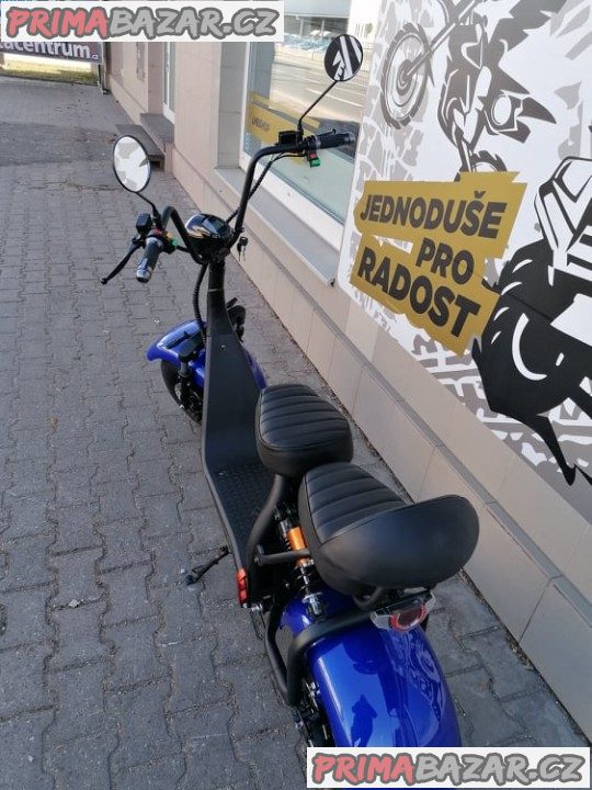 Elektrokoloběžka Leramotors Lera Scooters C1 modrá 1000W záruka 2 roky