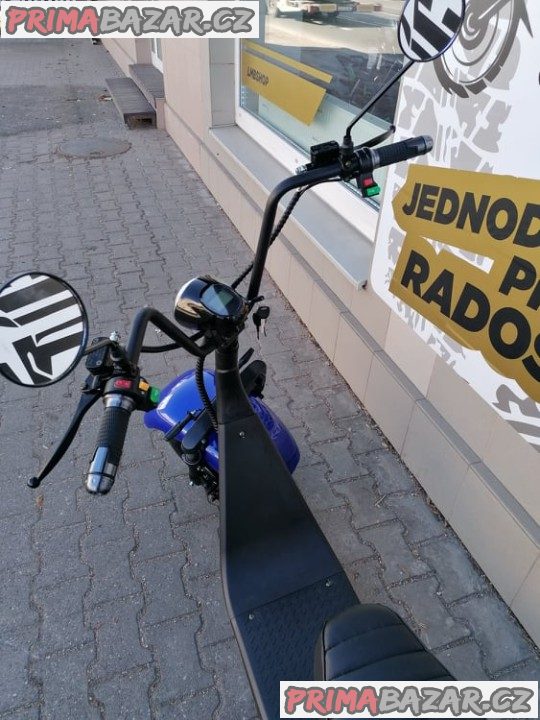 Elektrokoloběžka Leramotors Lera Scooters C1 modrá 1000W záruka 2 roky